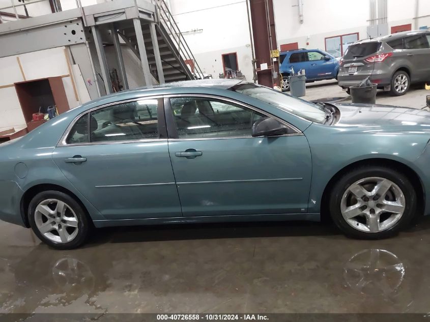 2009 Chevrolet Malibu Ls VIN: 1G1ZG57B89F115293 Lot: 40726558