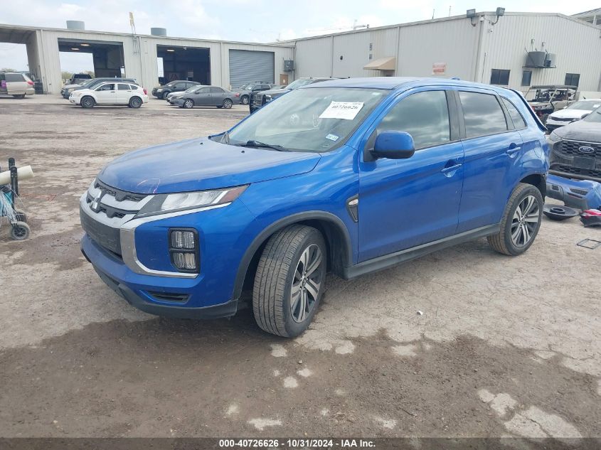 2020 Mitsubishi Outlander Sport 2.0 Es VIN: JA4AP3AU1LU027671 Lot: 40726626