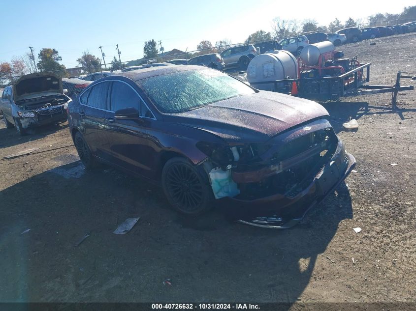 VIN 3FA6P0HD4HR166844 2017 Ford Fusion, SE no.1