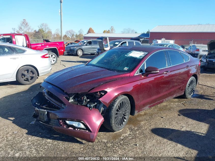 VIN 3FA6P0HD4HR166844 2017 Ford Fusion, SE no.2