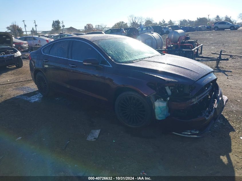 2017 Ford Fusion Se VIN: 3FA6P0HD4HR166844 Lot: 40726632