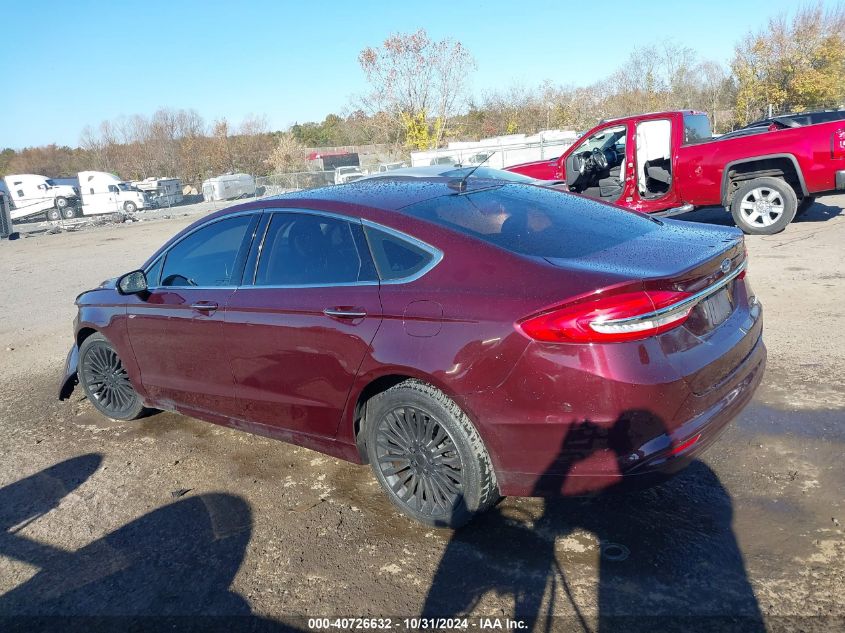 2017 Ford Fusion Se VIN: 3FA6P0HD4HR166844 Lot: 40726632