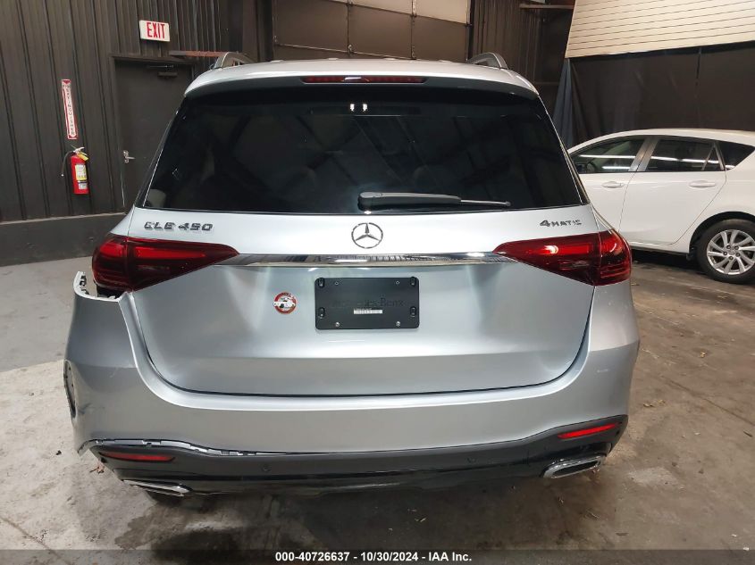 2024 Mercedes-Benz Gle 450 4Matic VIN: 4JGFB5KE6RA956497 Lot: 40726637