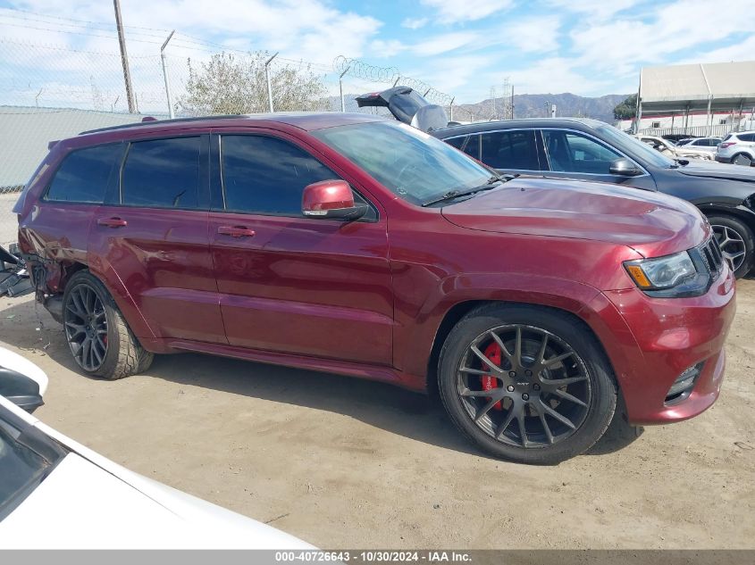 2017 Jeep Grand Cherokee Srt VIN: 1C4RJFDJ2HC760015 Lot: 40726643