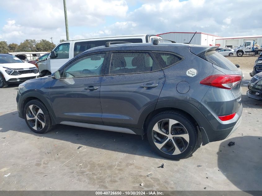 2017 Hyundai Tucson Sport VIN: KM8J3CA20HU456304 Lot: 40726650