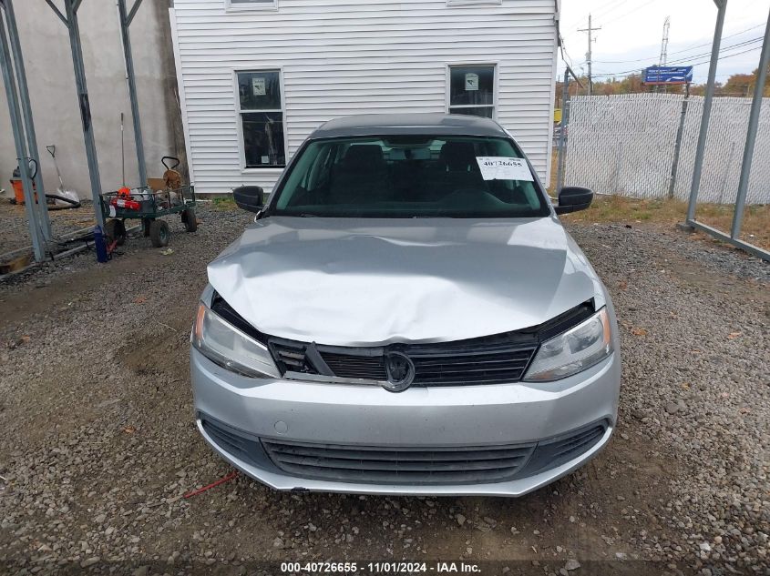 2012 Volkswagen Jetta 2.0L S VIN: 3VW2K7AJ4CM344917 Lot: 40726655