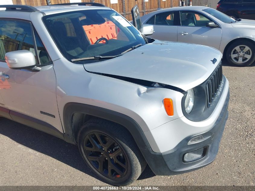 2018 Jeep Renegade Altitude Fwd VIN: ZACCJABB3JPH62362 Lot: 40726663