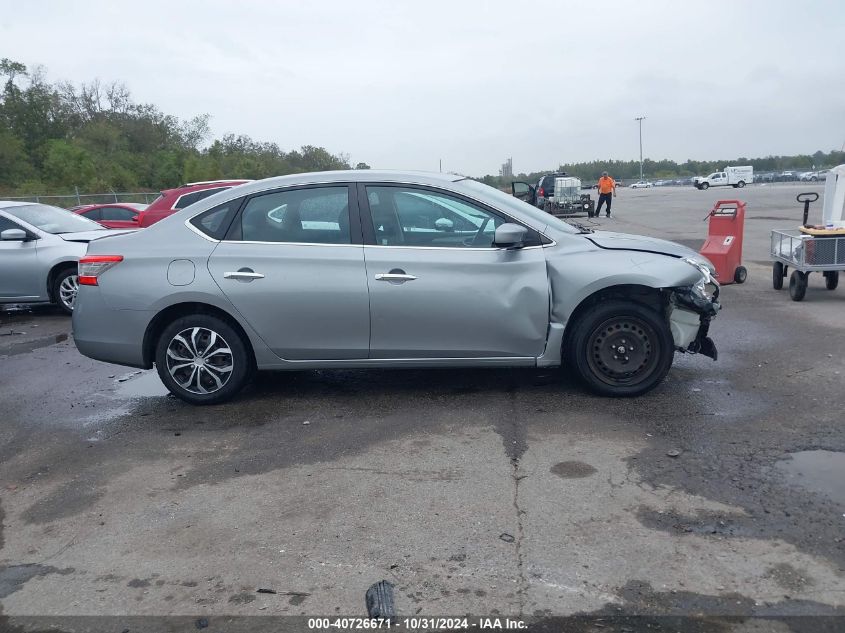 2014 Nissan Sentra S VIN: 3N1AB7AP8EY248533 Lot: 40726671