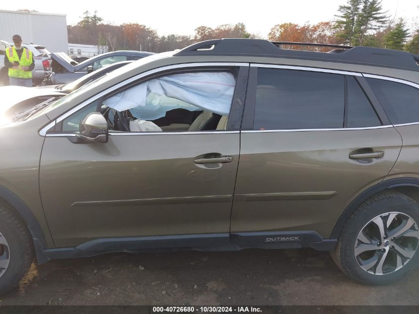 2022 Subaru Outback Limited VIN: 4S4BTANC3N3128033 Lot: 40726680