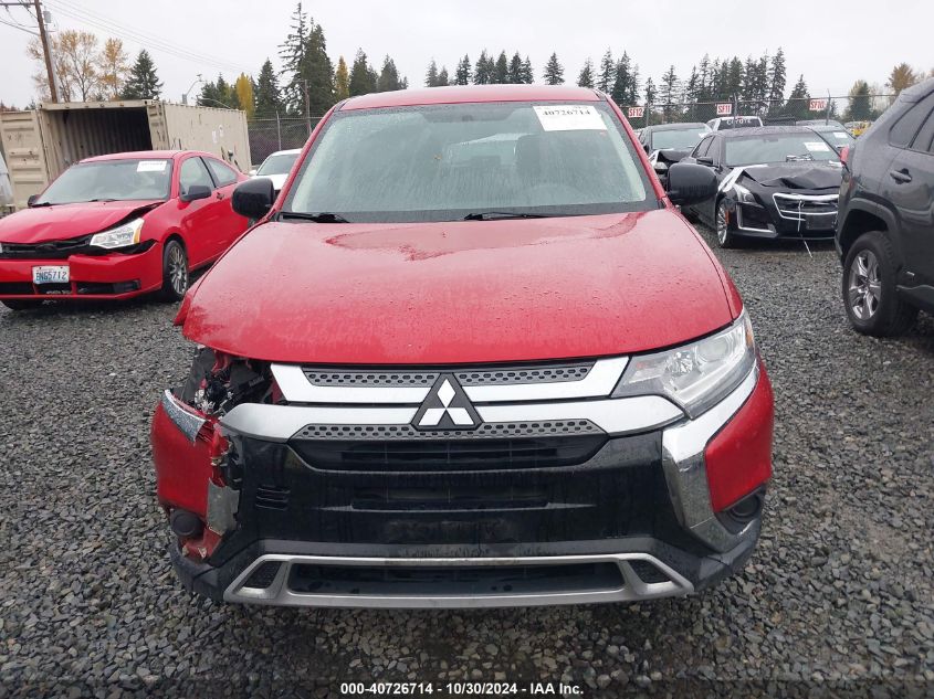 2019 Mitsubishi Outlander Es VIN: JA4AD2A3XKZ037336 Lot: 40726714