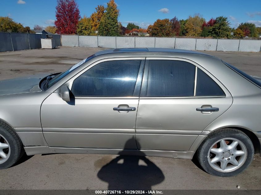 1998 Mercedes-Benz C 230 VIN: WDBHA23G6WA599895 Lot: 40726716