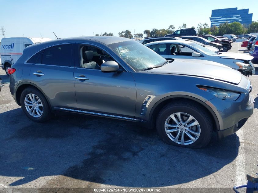 2016 Infiniti Qx70 VIN: JN8CS1MU2GM670344 Lot: 40726724