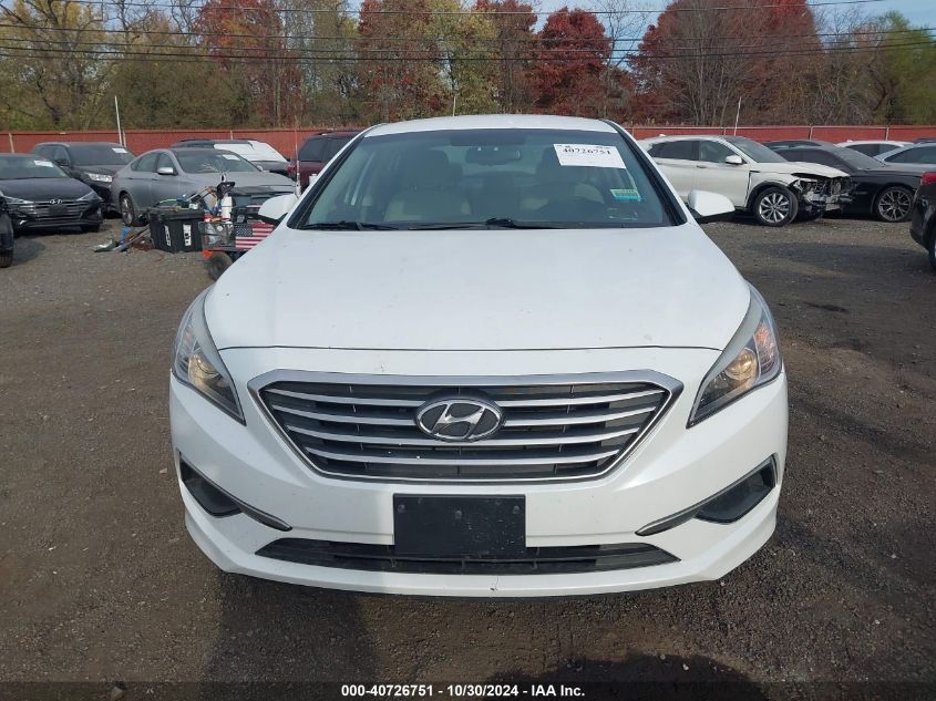 2017 Hyundai Sonata Se VIN: 5NPE24AF9HH535546 Lot: 40726751