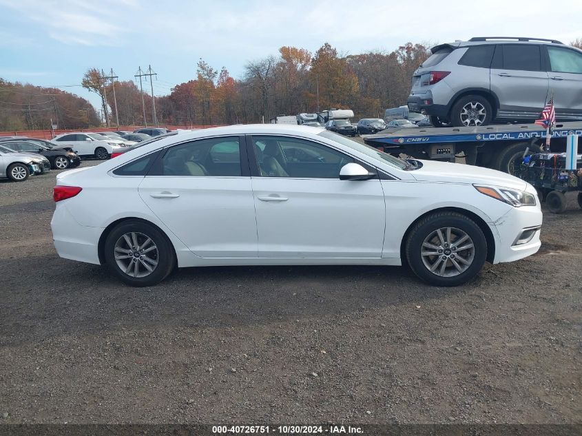 2017 Hyundai Sonata Se VIN: 5NPE24AF9HH535546 Lot: 40726751