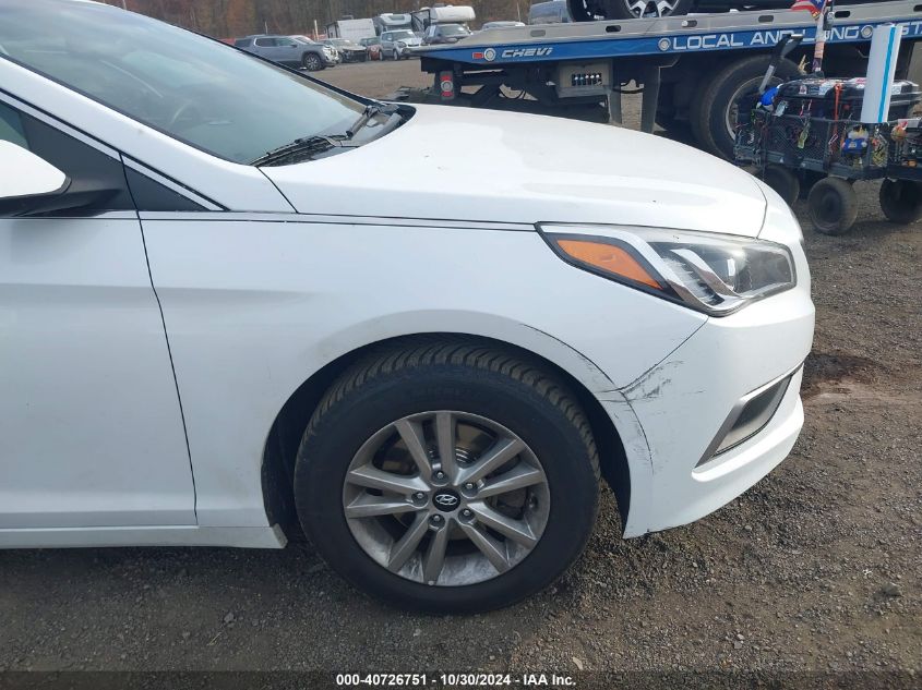 2017 Hyundai Sonata Se VIN: 5NPE24AF9HH535546 Lot: 40726751