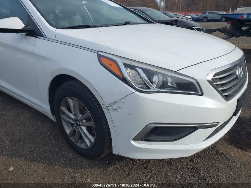 2017 Hyundai Sonata Se VIN: 5NPE24AF9HH535546 Lot: 40726751