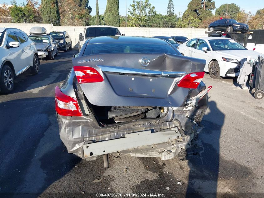 2018 Nissan Sentra S VIN: 3N1AB7AP4JY320399 Lot: 40726776