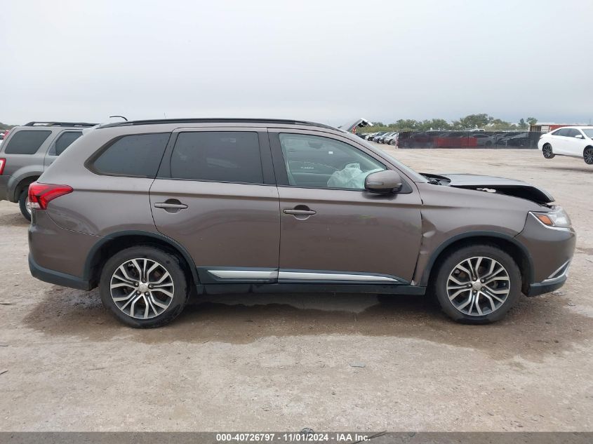 2016 Mitsubishi Outlander Sel VIN: JA4AD3A36GZ006825 Lot: 40726797