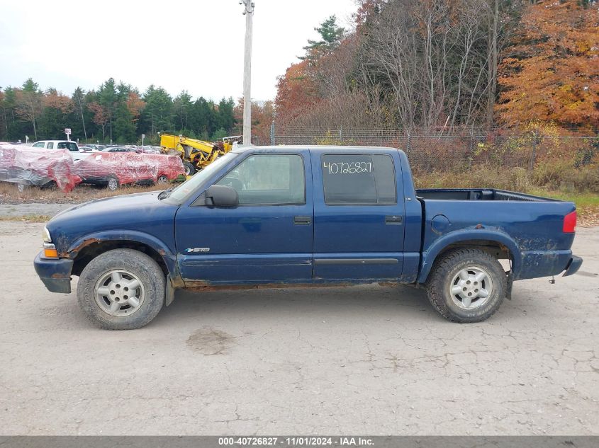 2004 Chevrolet S-10 Ls VIN: 1GCDT13X14K108824 Lot: 40726827