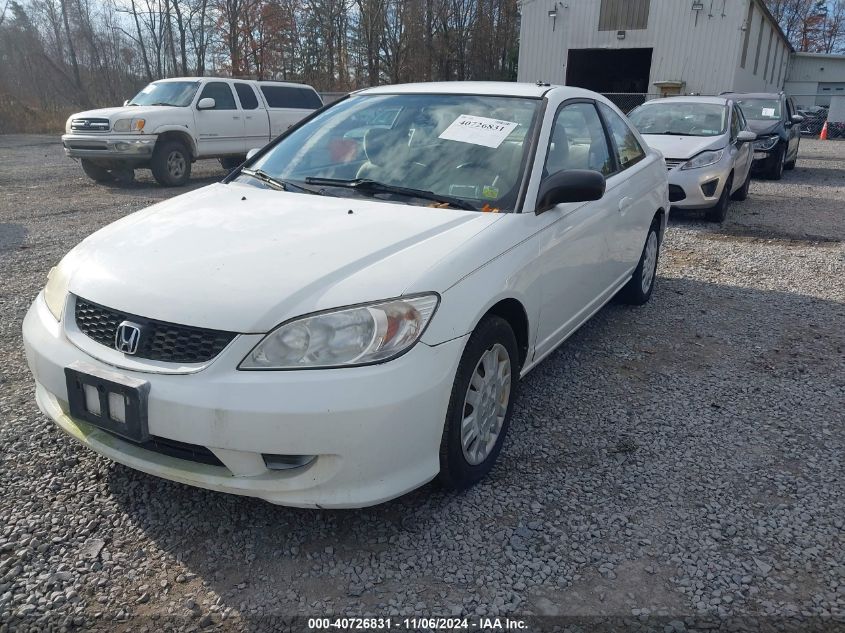 2005 Honda Civic Lx VIN: 1HGEM22605L066871 Lot: 40726831