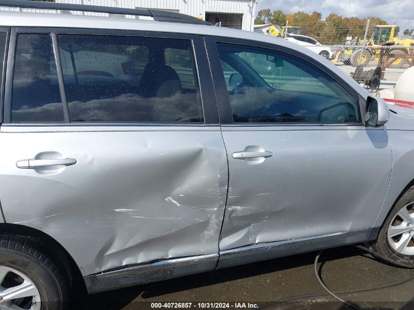 2011 Toyota Highlander Se VIN: 5TDZK3EH0BS044291 Lot: 40726857