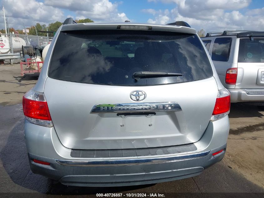 2011 Toyota Highlander Se VIN: 5TDZK3EH0BS044291 Lot: 40726857