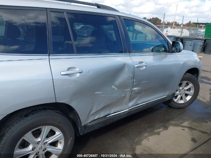 2011 Toyota Highlander Se VIN: 5TDZK3EH0BS044291 Lot: 40726857