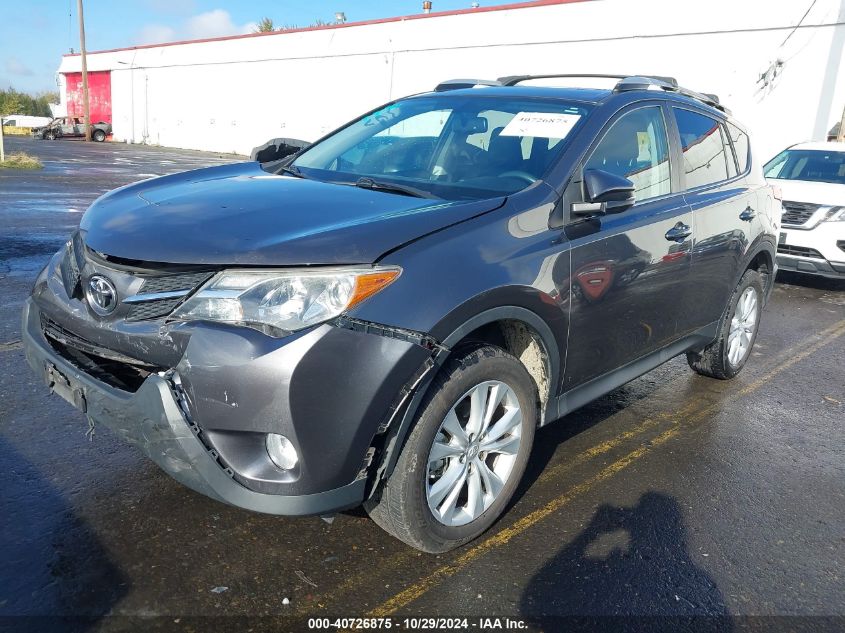 VIN 2T3DFREV5EW212971 2014 Toyota RAV4, Limited no.2