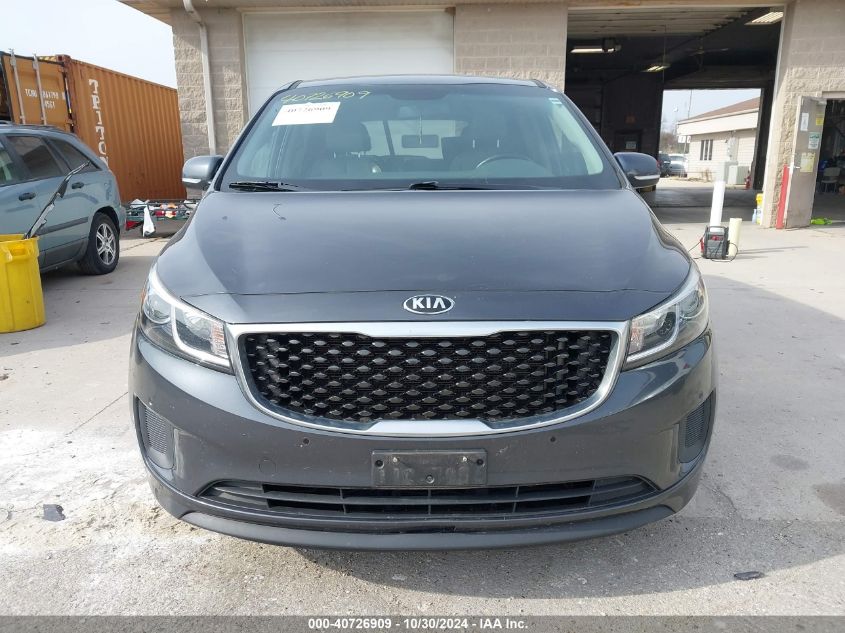 2017 Kia Sedona Lx VIN: KNDMB5C13H6316238 Lot: 40726909