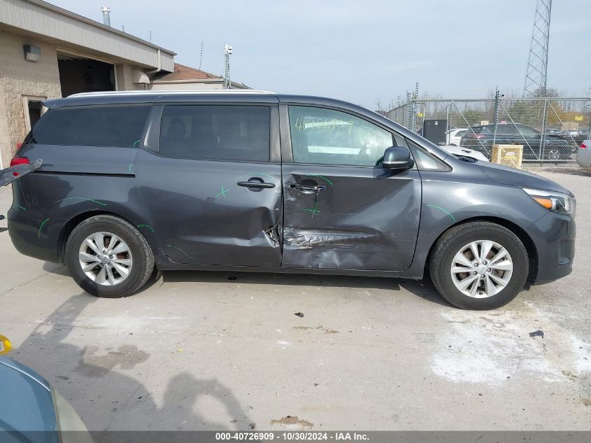 2017 Kia Sedona Lx VIN: KNDMB5C13H6316238 Lot: 40726909