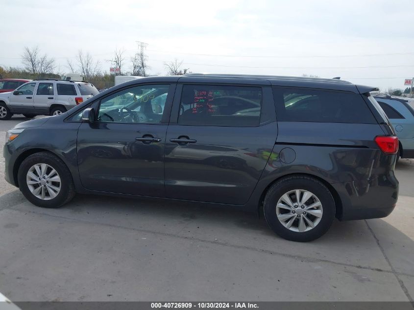 2017 Kia Sedona Lx VIN: KNDMB5C13H6316238 Lot: 40726909