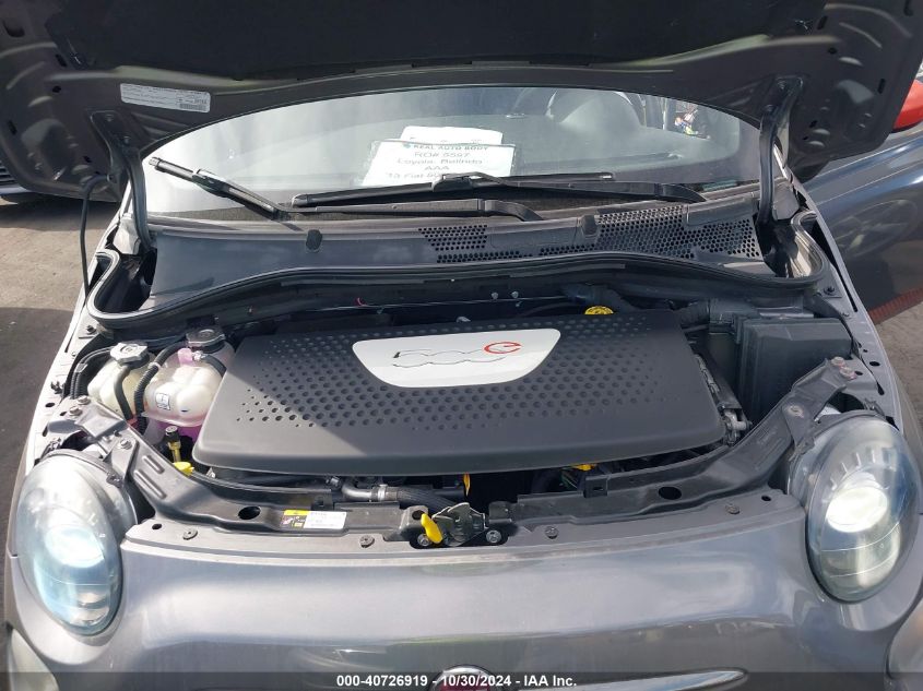 2013 FIAT 500E BATTERY ELECTRIC - 3C3CFFGE4DT714162