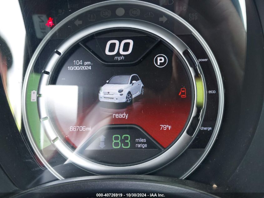 2013 FIAT 500E BATTERY ELECTRIC - 3C3CFFGE4DT714162