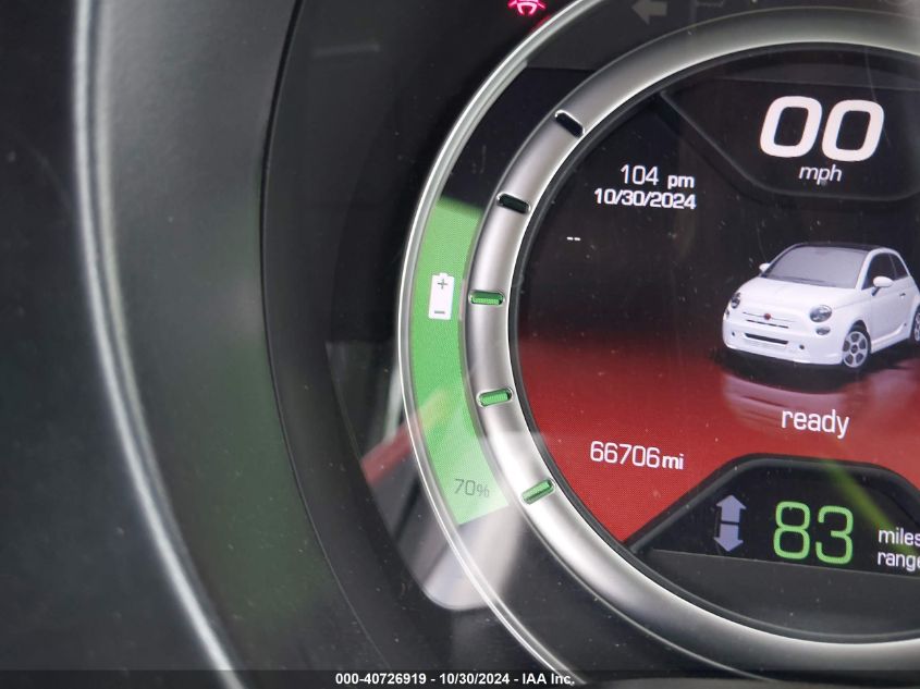 2013 FIAT 500E BATTERY ELECTRIC - 3C3CFFGE4DT714162