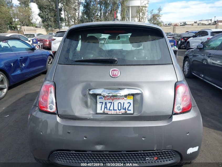 2013 Fiat 500E Battery Electric VIN: 3C3CFFGE4DT714162 Lot: 40726919