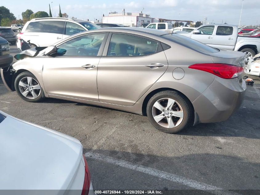 2013 Hyundai Elantra Gls VIN: 5NPDH4AE1DH419625 Lot: 40726944