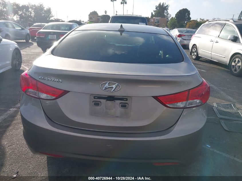 2013 Hyundai Elantra Gls VIN: 5NPDH4AE1DH419625 Lot: 40726944