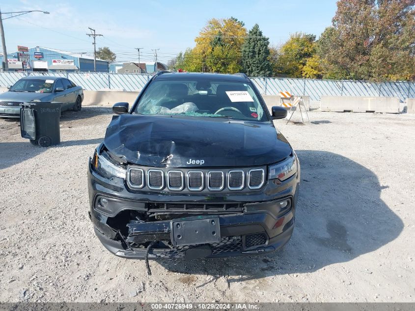 2022 Jeep Compass Latitude 4X4 VIN: 3C4NJDBB7NT158290 Lot: 40726949