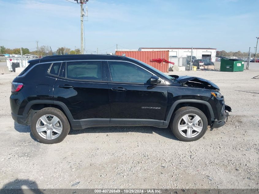 2022 Jeep Compass Latitude 4X4 VIN: 3C4NJDBB7NT158290 Lot: 40726949