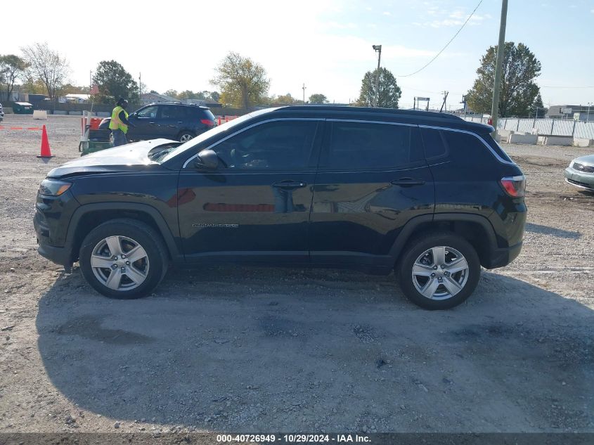 2022 Jeep Compass Latitude 4X4 VIN: 3C4NJDBB7NT158290 Lot: 40726949