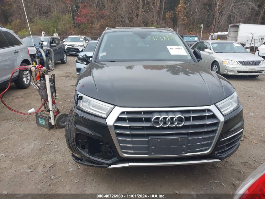 2018 Audi Q5 2.0T Premium/2.0T Tech Premium VIN: WA1ANAFY6J2179038 Lot: 40726969