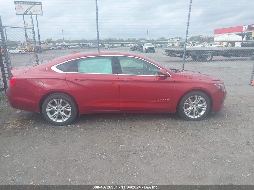 2014 Chevrolet Impala Lt VIN: 2G1125S32E9183006 Lot: 40726981