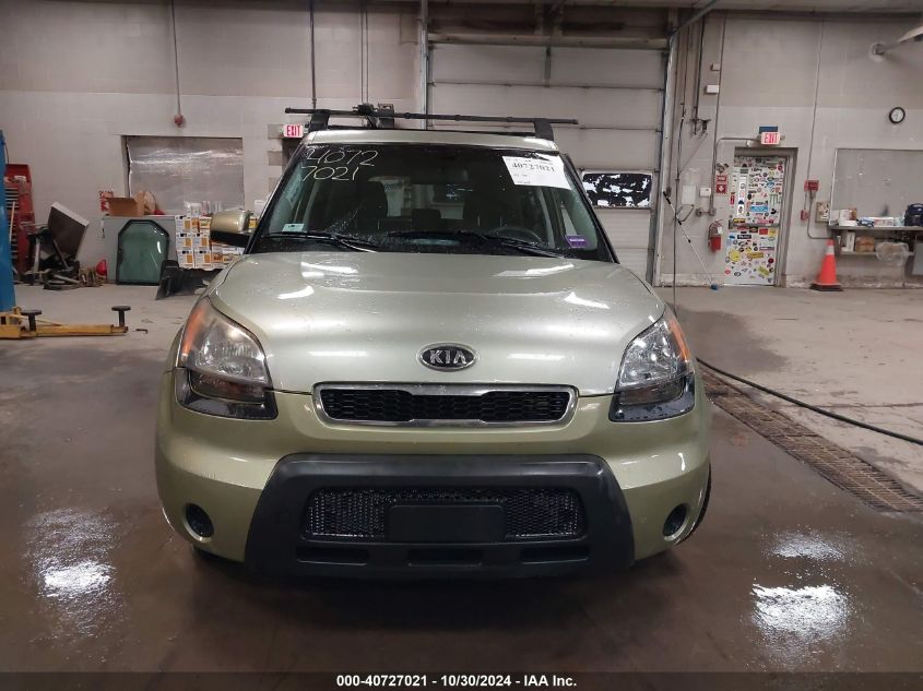 2011 Kia Soul + VIN: KNDJT2A23B7314453 Lot: 40727021