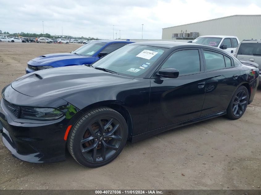 2023 Dodge Charger Gt VIN: 2C3CDXHG1PH607093 Lot: 40727036