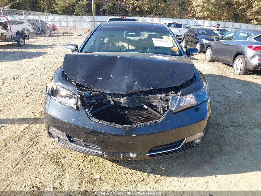 2012 Acura Tl 3.5 VIN: 19UUA8F20CA039483 Lot: 40727062