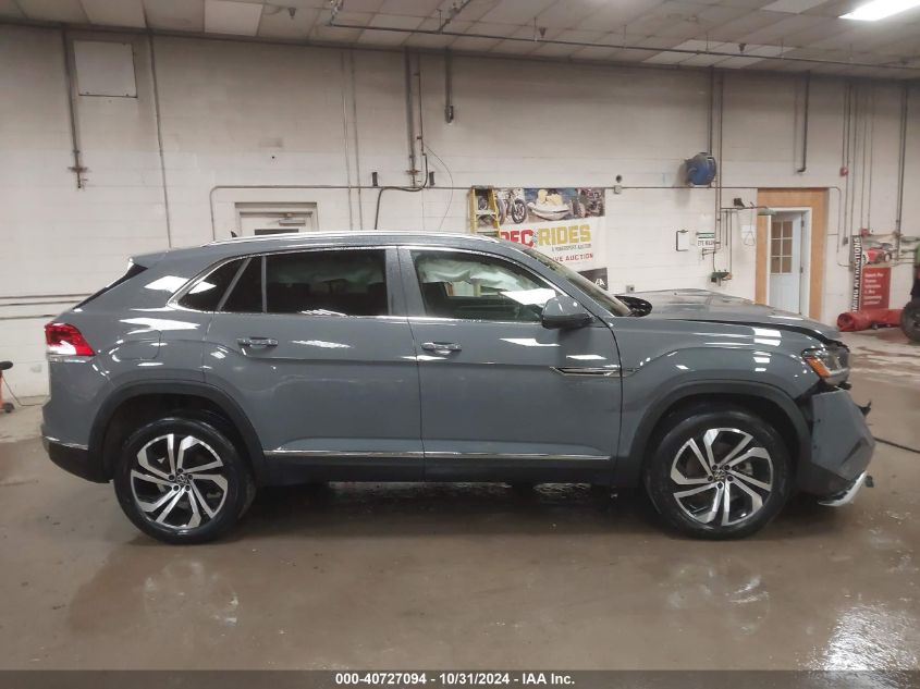 2023 Volkswagen Atlas Cross Sport 3.6L V6 Sel VIN: 1V2BE2CA4PC219612 Lot: 40727094