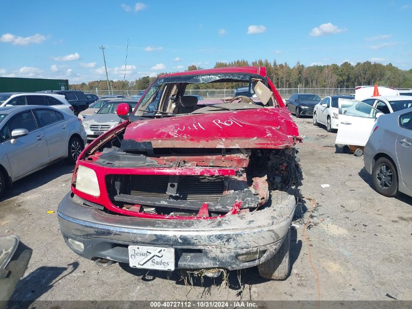 2001 Ford F-150 Lariat/Xl/Xlt VIN: 1FTRX18L31NB55153 Lot: 40727112