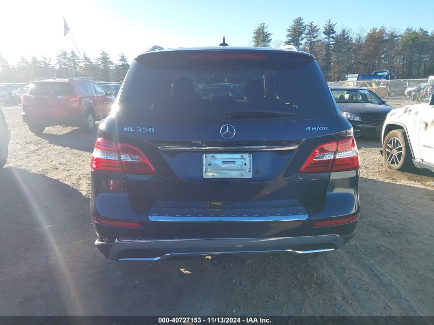 2015 Mercedes-Benz Ml 350 4Matic VIN: 4JGDA5HB8FA569355 Lot: 40727153