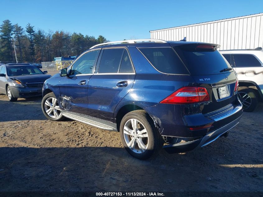 2015 Mercedes-Benz Ml 350 4Matic VIN: 4JGDA5HB8FA569355 Lot: 40727153