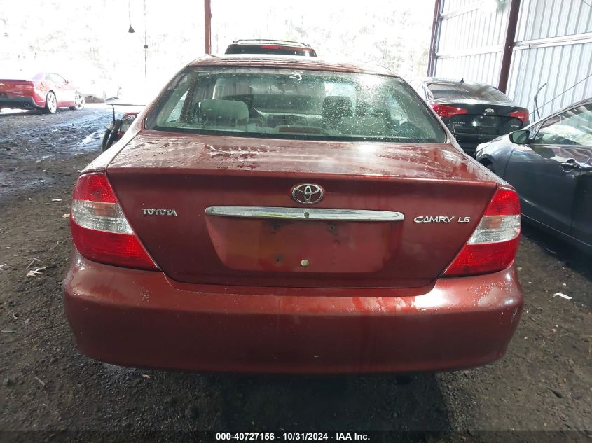 2004 Toyota Camry Le VIN: 4T1BE32K84U272557 Lot: 40727156